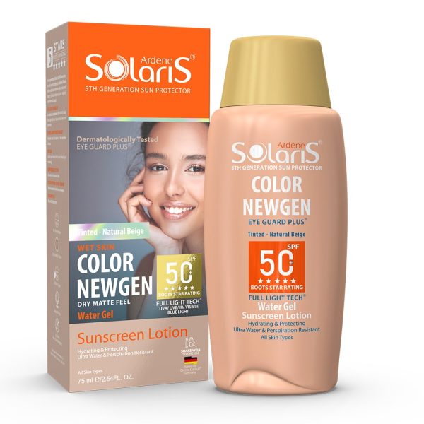 ضدآفتاب رنگی کالر نیوژن +SPF 50 سولاریس | Solaris