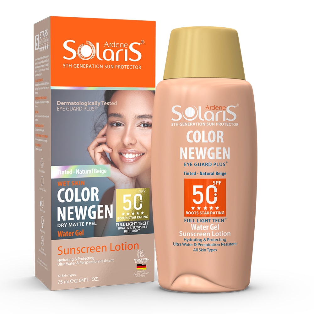 ضدآفتاب رنگی کالر نیوژن +SPF 50 سولاریس | Solaris