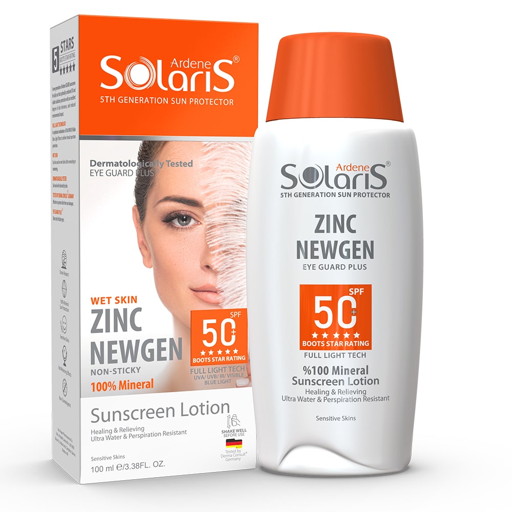 ضدآفتاب فیزیکال زینک نیوژن +SPF 50 سولاریس | Solaris