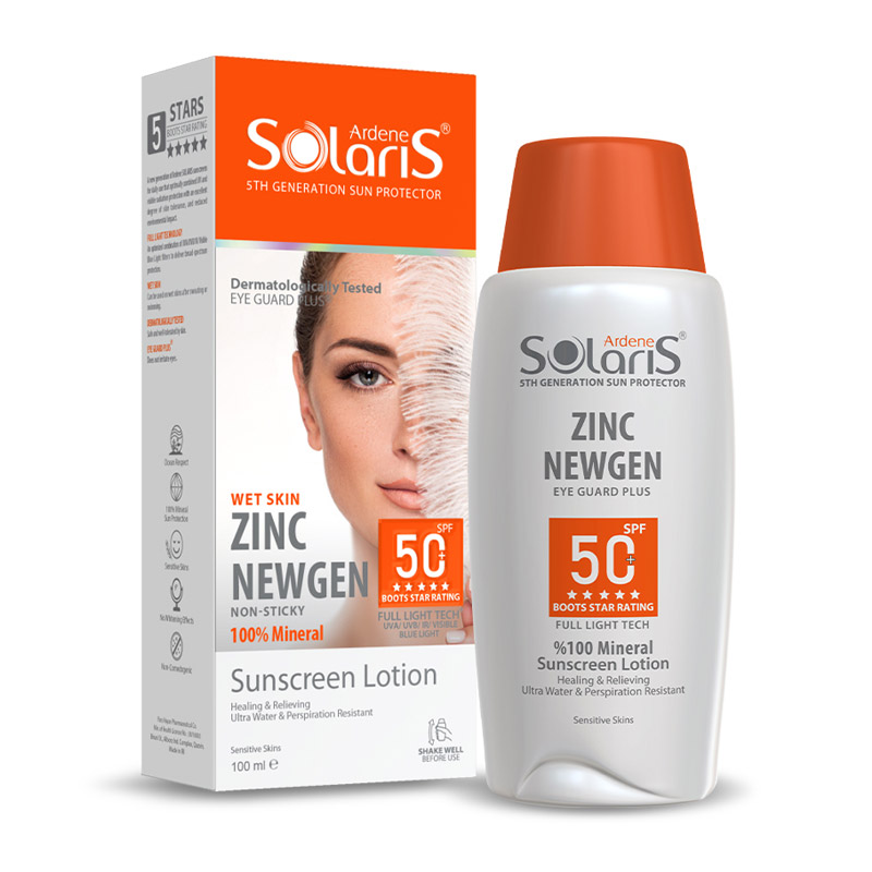 ضد آفتاب فیزیکال زینک نیوژن +SPF50 سولاریس
