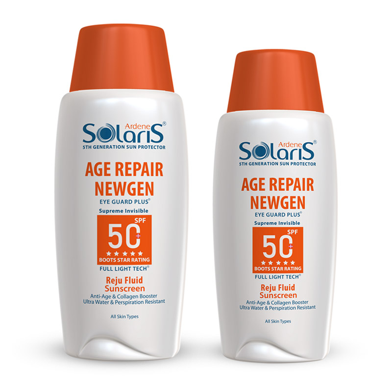 ضد آفتاب ضد چروک فاقد رنگ ایج ریپیر نیوژن (بی رنگ) +SPF50 مناسب دور چشم سولاریس