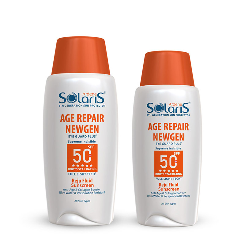 ضد آفتاب ضد چروک فاقد رنگ ایج ریپیر نیوژن (بی رنگ) +SPF50 مناسب دور چشم سولاریس